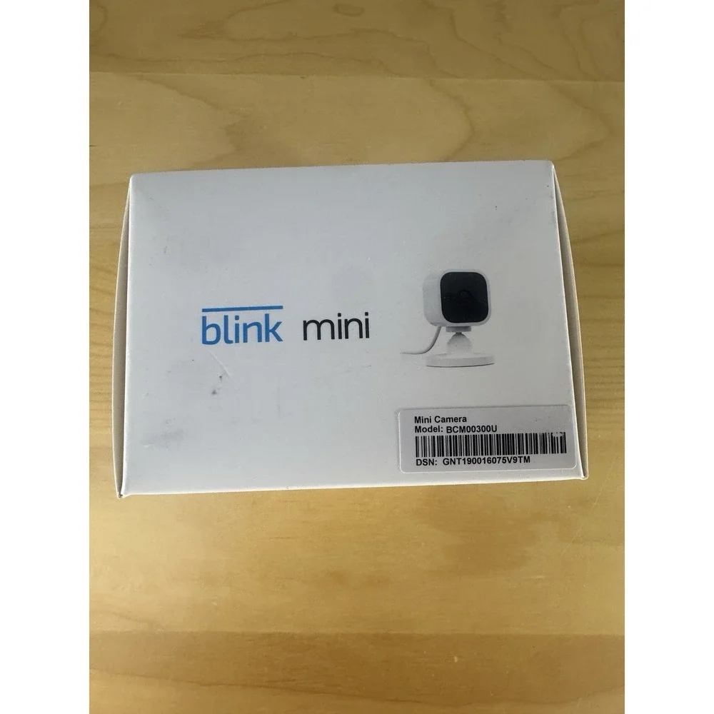 Blink Mini Indoor Plug-In Live HD Smart Security Camera (New in Box)